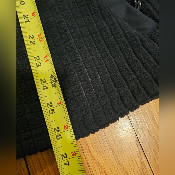 L.L.Bean Mountain Classic Windproof Fleece Jacket Black Full Zip Womens Sz L PET - Picture 9 of 9